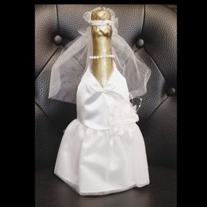 Wedding Decoration Bride & Groom Champagne Wraps